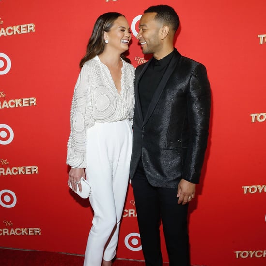 Chrissy Teigen and John Legend at Target's Toycracker Event
