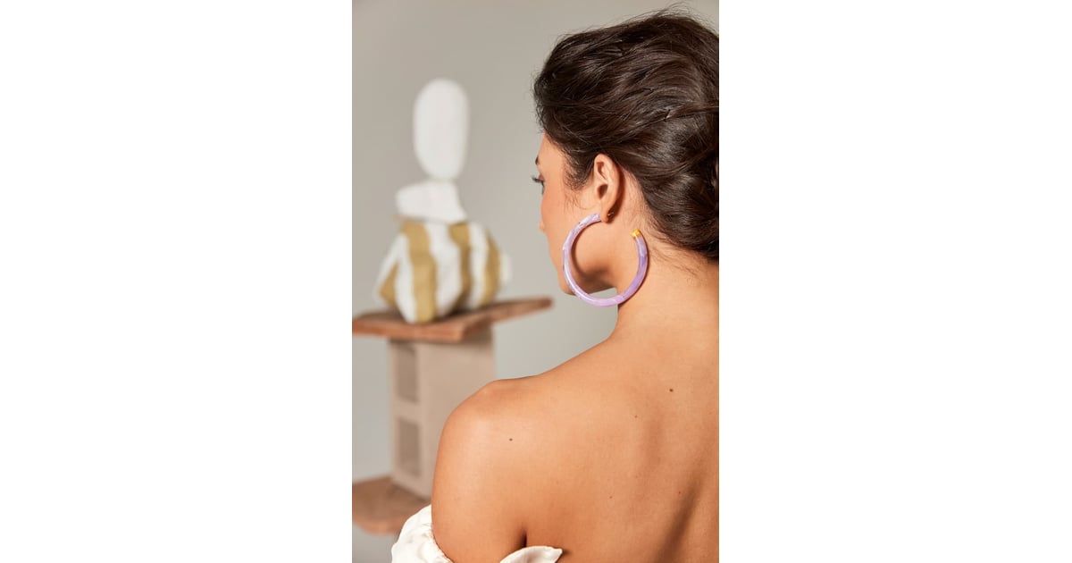 Cult Gaia Large Geneva Tubular Hoop Earrings Hello Please Hold