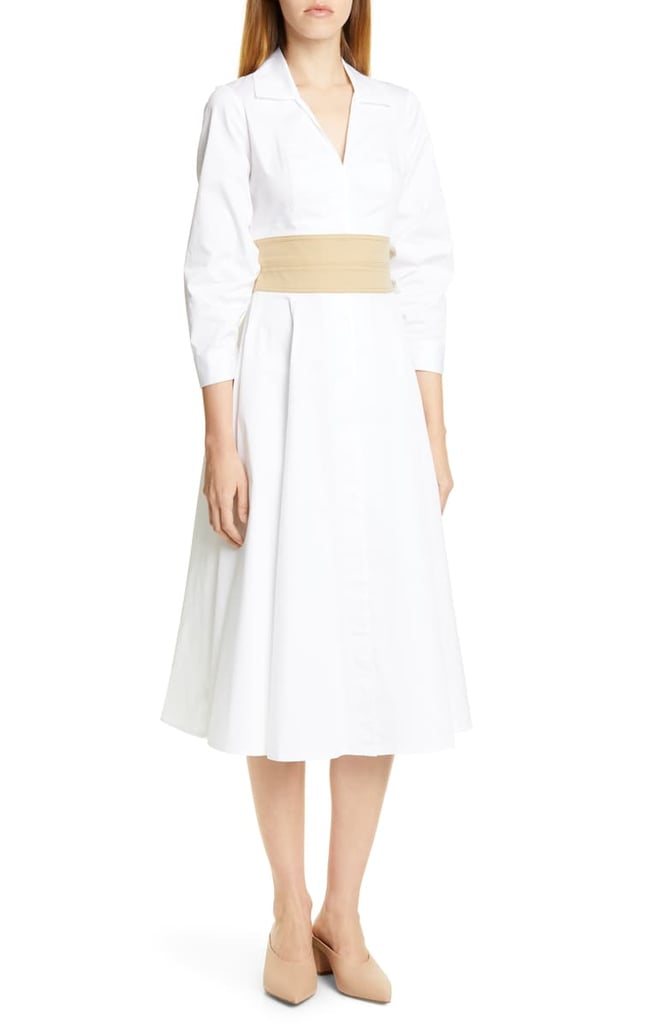 Staud Harper Midi Shirtdress