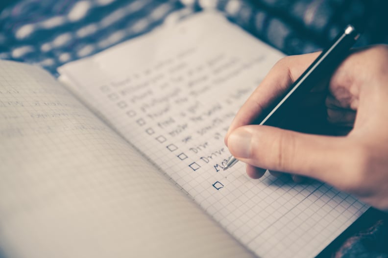 Write down everything you want to do before the year ends.