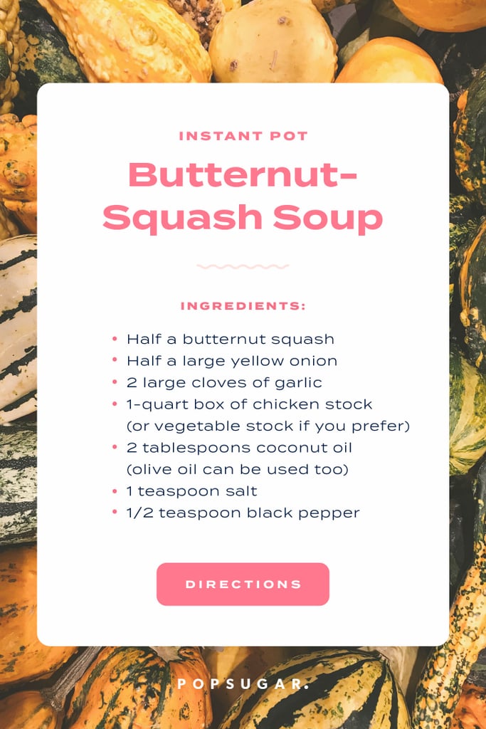 Instant Pot Butternut Squash Soup Recipe