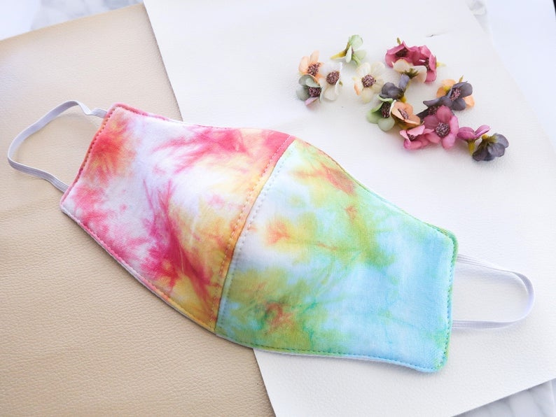 Tie Dye Reusable Face Masks for Kids