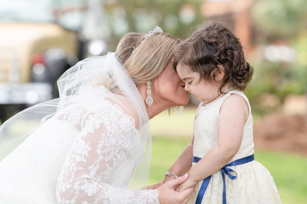 Cancer Survivor Flower Girl at Bone Marrow Donor's Wedding