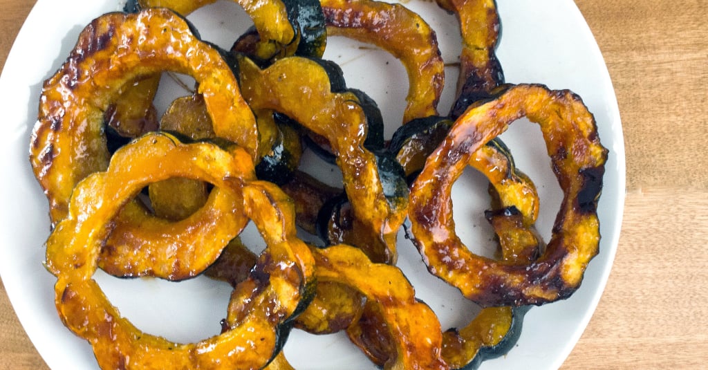 Candied Acorn Squash Rings