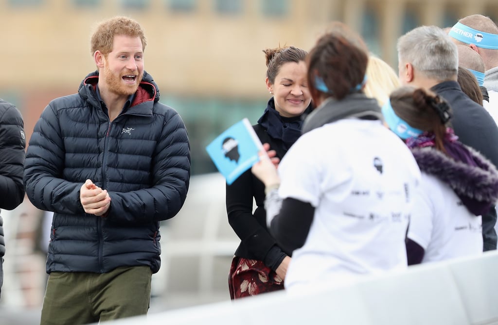 Prince Harry at Training Session in England February 2017