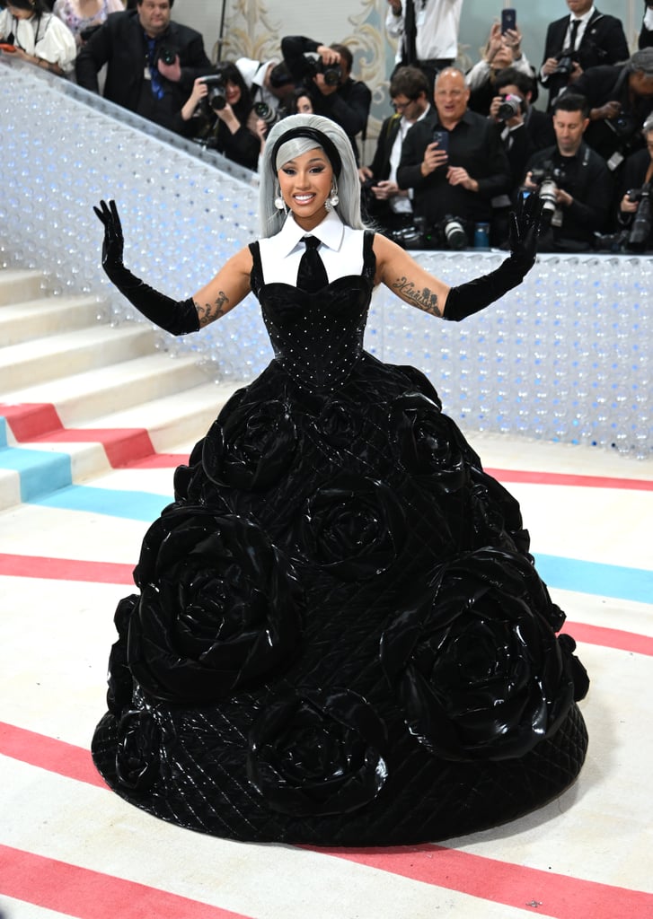 Cardi B in Chenpeng Studio at Met Gala 2023 POPSUGAR Fashion