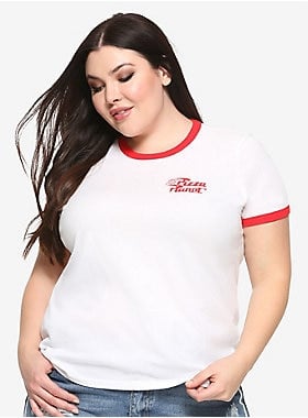 Disney Pixar Toy Story Pizza Planet Girls Ringer T-Shirt Plus Size