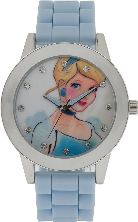 Cinderella Blue Silicone Strap Watch