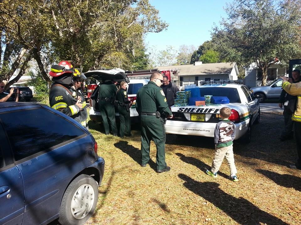 Firefighters Attend Boy With Autism's Birthday Party