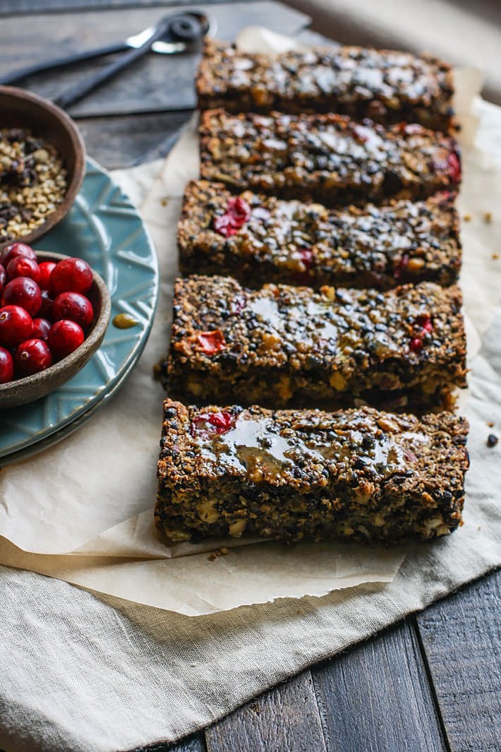 Cranberry Maple Lentil Loaf