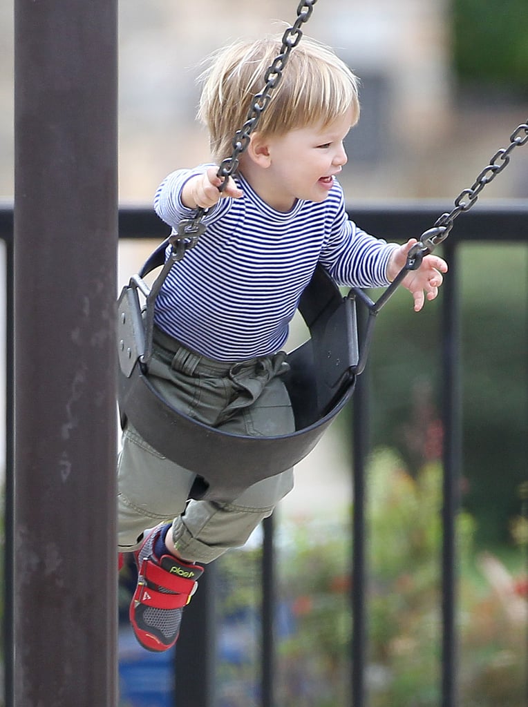 Jennifer Garner and Samuel Affleck at the Park in LA