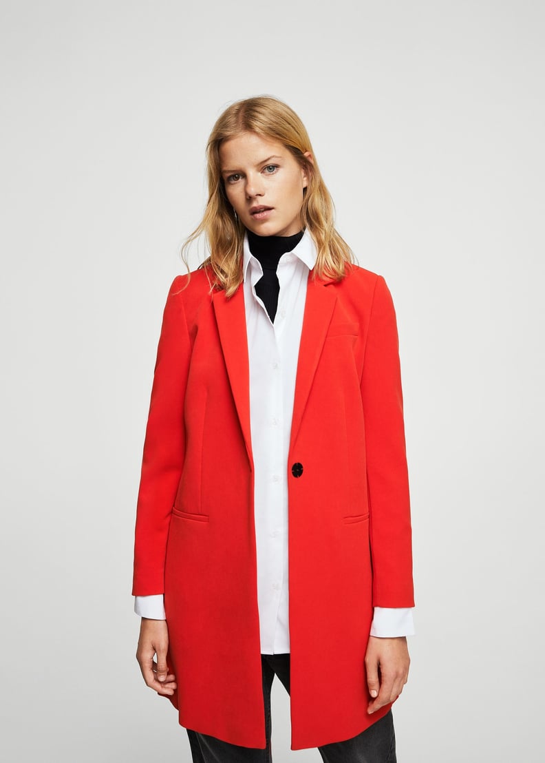 Mango Masculine Structured Coat