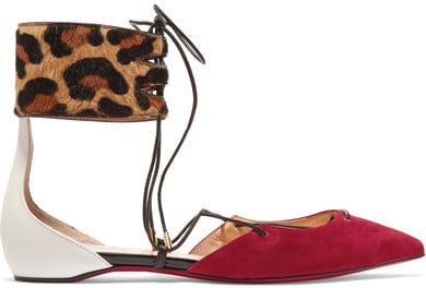 Christian Louboutin Corsankle Leopard-print Calf Hair