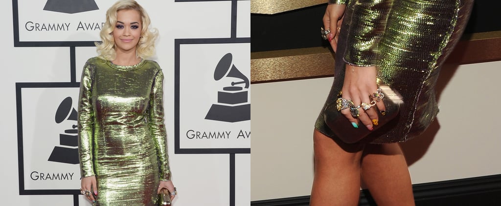 Rita Ora's Dress at Grammys 2014