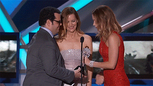 Emily Blunt Got a Surprise Hug From John Krasinski at the PCAs