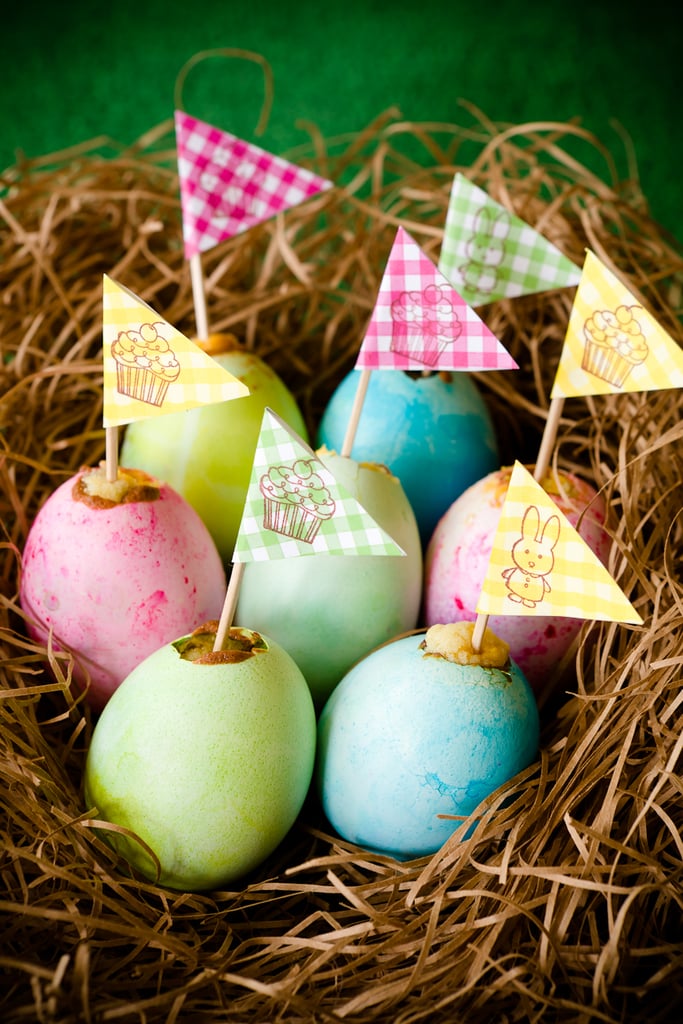 Easter Egg Cupcakes With "Yolk" Centers