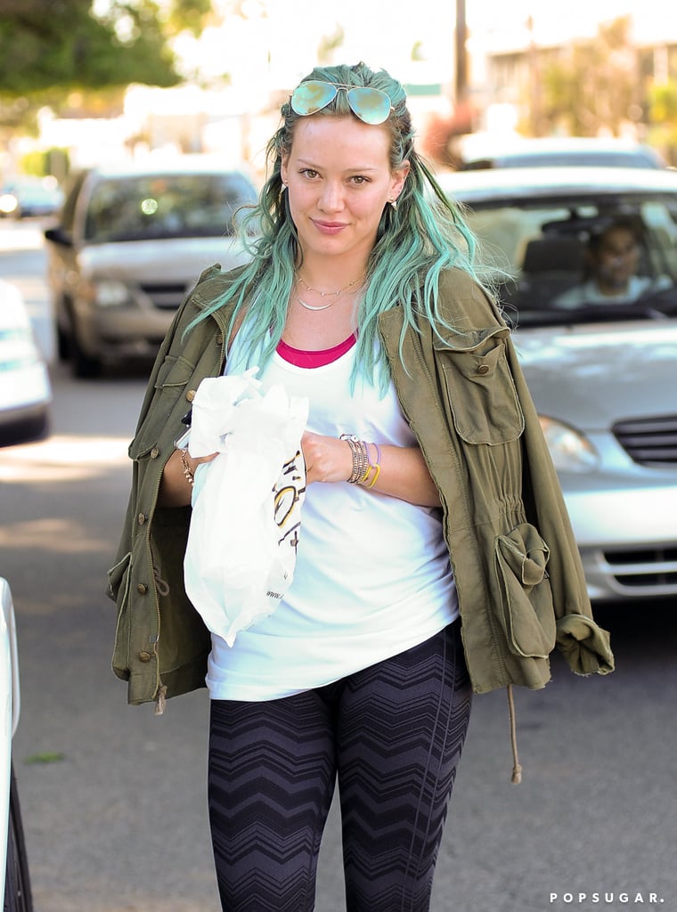 Hilary Duff ran errands in LA on Thursday.