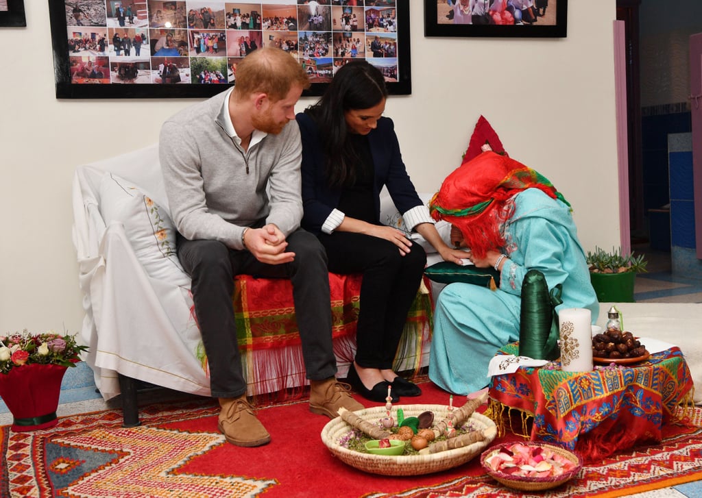 Meghan Markle Gets Henna Tattoo in Morocco Feb. 2019