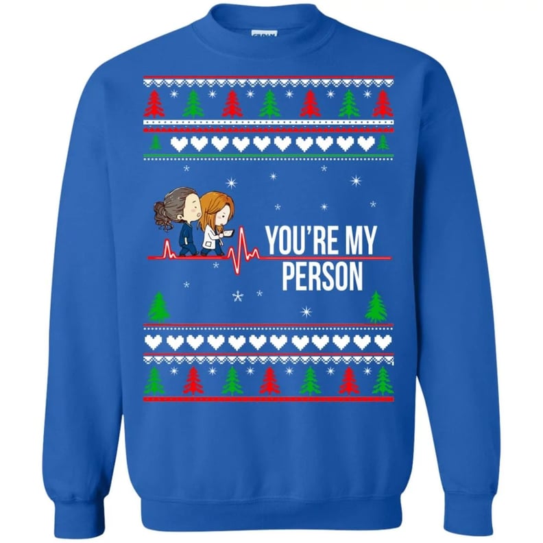 Grey's Anatomy "You're My Person" Christmas Sweater