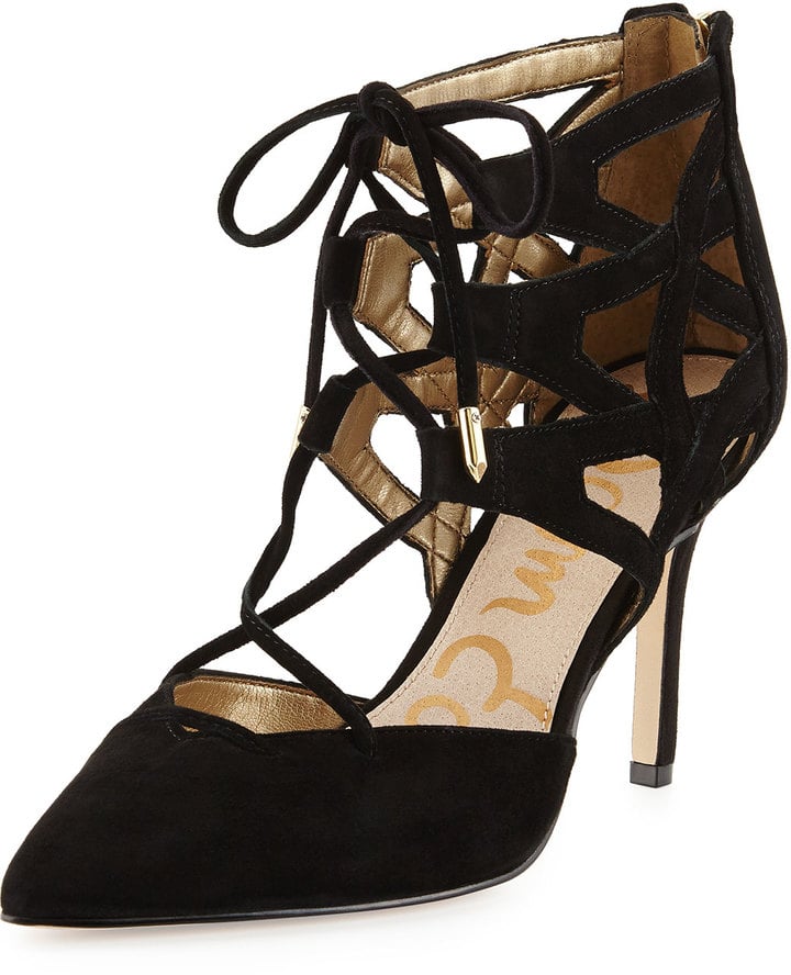 Sam Edelman Caged Lace-Up Pumps