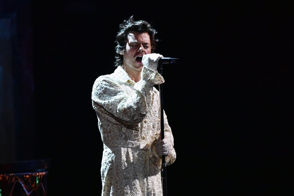 Harry Styles Performing at the 2020 BRIT Awards