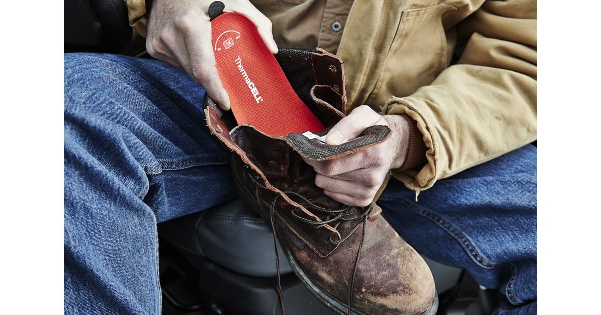 Thermacell Bluetooth Insoles Wearable Winter Tech POPSUGAR Tech Photo 4