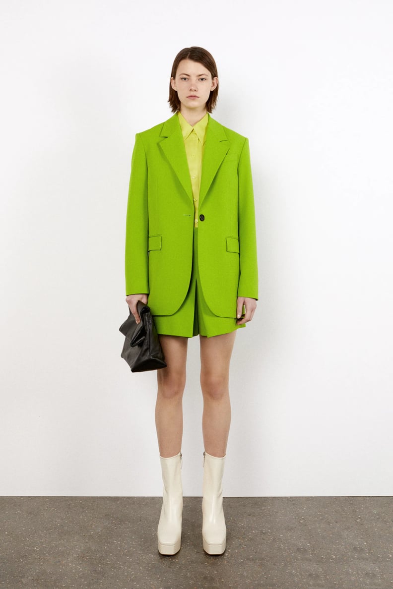 Go Green: Zara Oversized Blazer