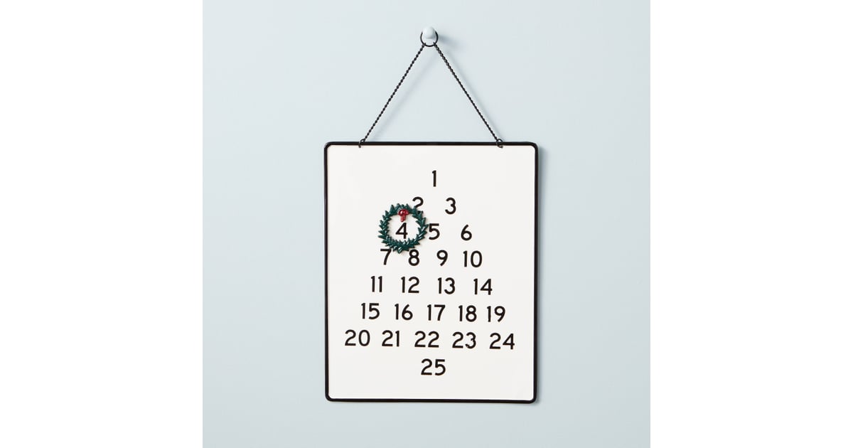 Metal Advent Calendar With Wreath Hearth & Hand Magnolia