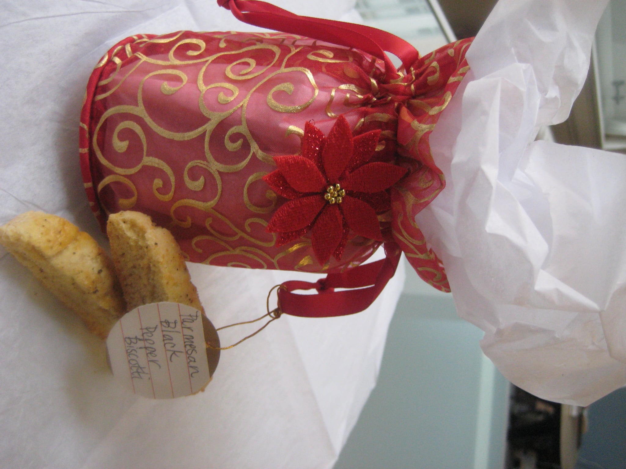 12 Days of Edible Gifts Parmesan Black Pepper Biscotti POPSUGAR Food