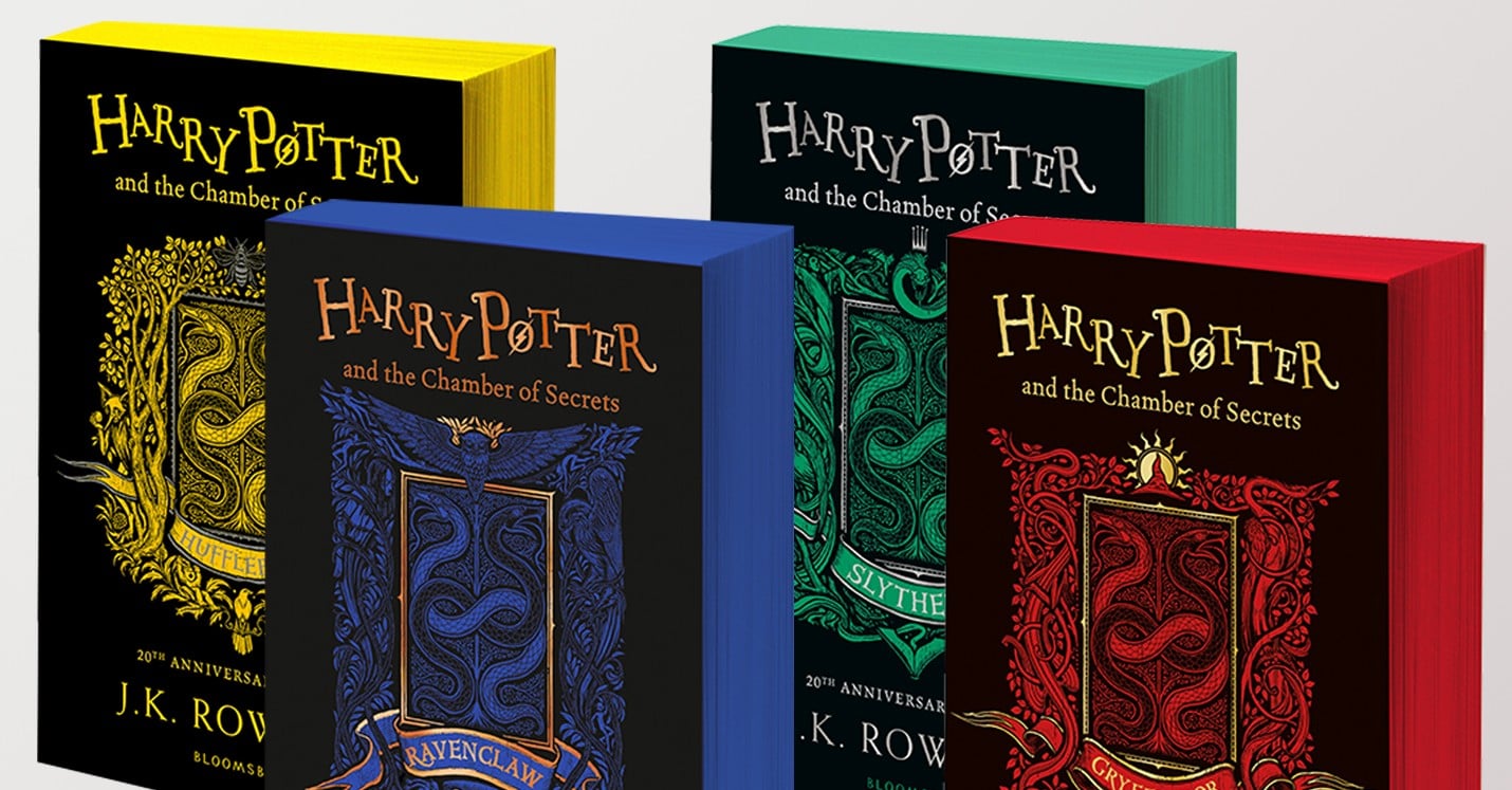 Harry Potter and the Chamber of Secrets House Edition Books | POPSUGAR ...