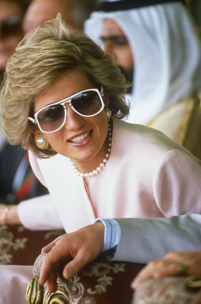 Princess Diana in Aviator Sunglasses