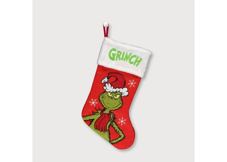 Warner Bros. 20" Dr. Seuss' The Grinch Red Christmas Stocking