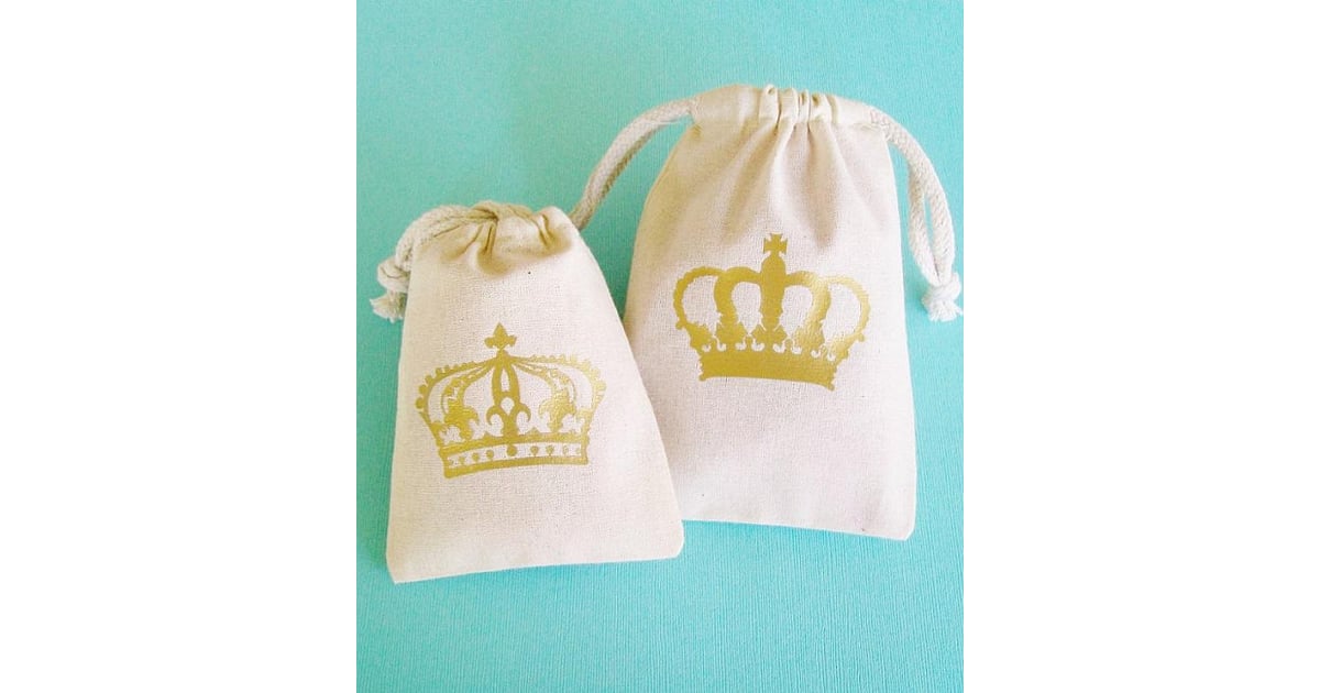 Royal Crown Party Favor Bags Royal Wedding Party Ideas POPSUGAR