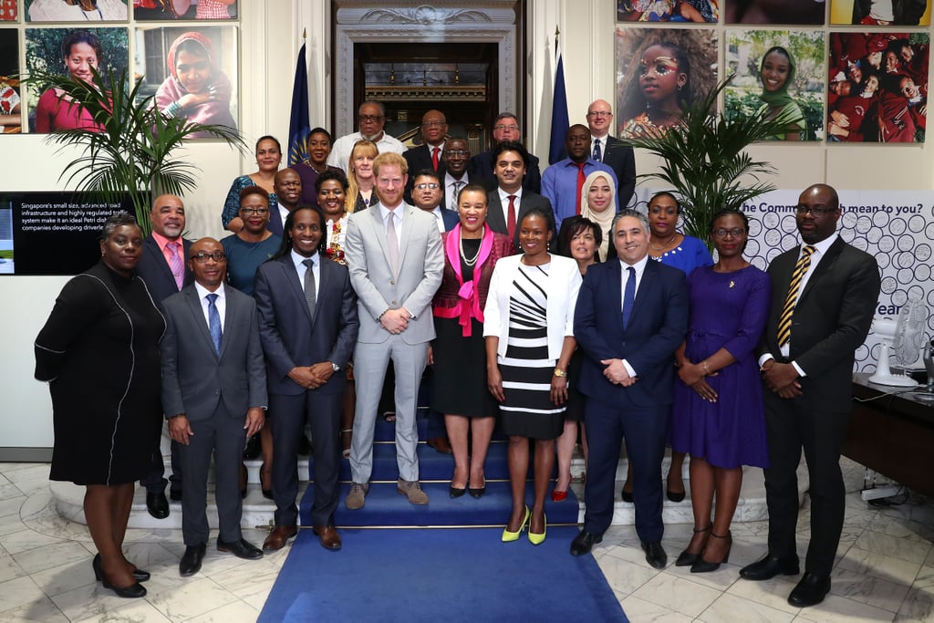 Prince Harry at Commonwealth Youth Roundtable 2019 Photos