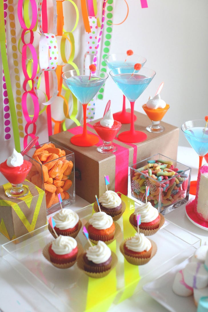 Bright and Quirky Wedding Dessert Table Ideas POPSUGAR Food Photo 4