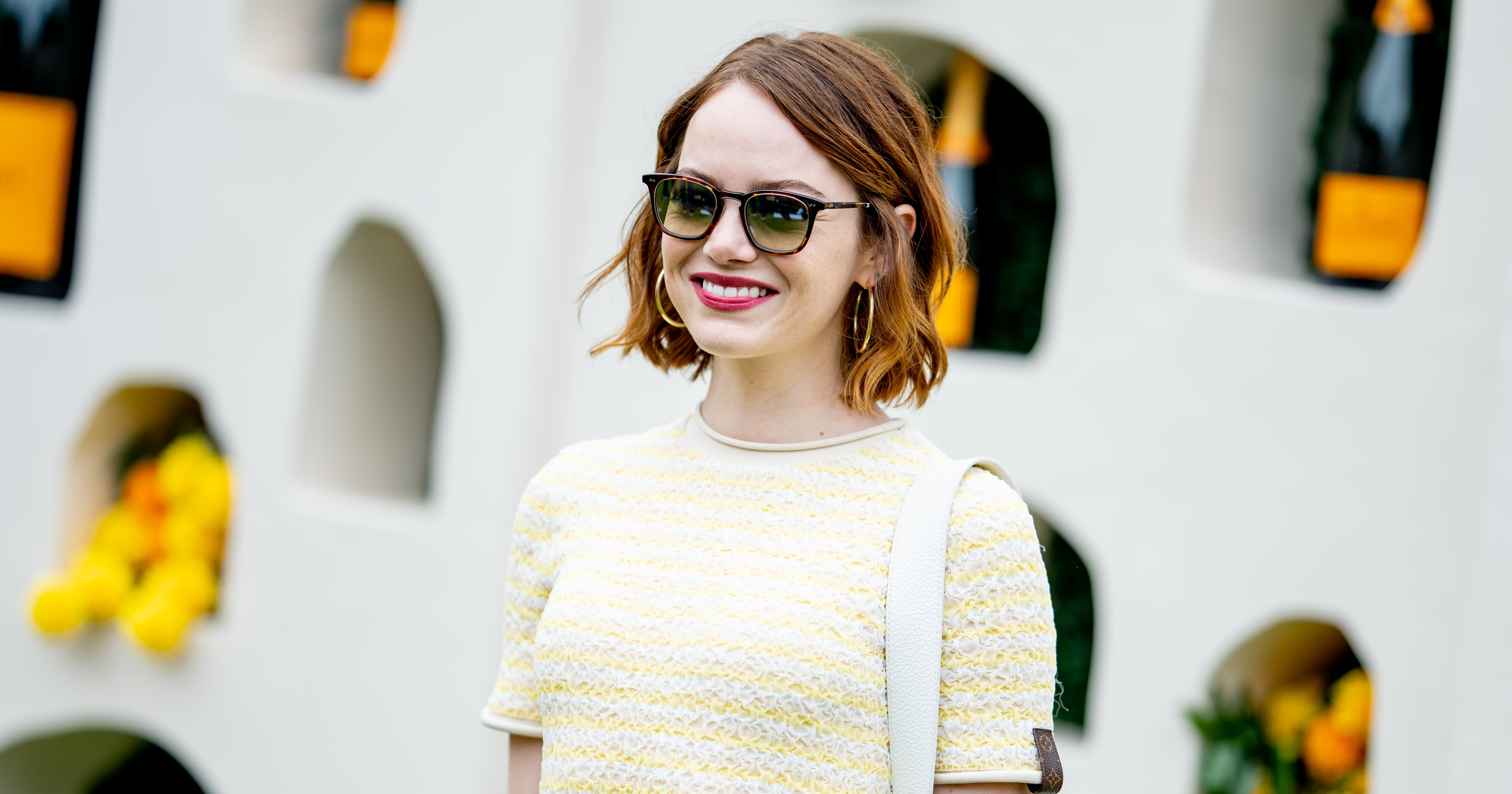 Emma Stone Is Bleach Blond Again