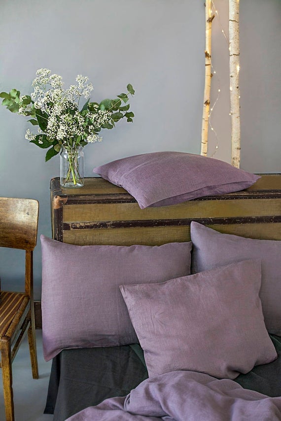 Pure and Linen Softened Linen Pillow Case
