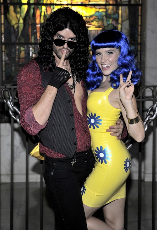 Austin Nichols and Sophia Bush as Russell Brand and Katy Perry in 2010