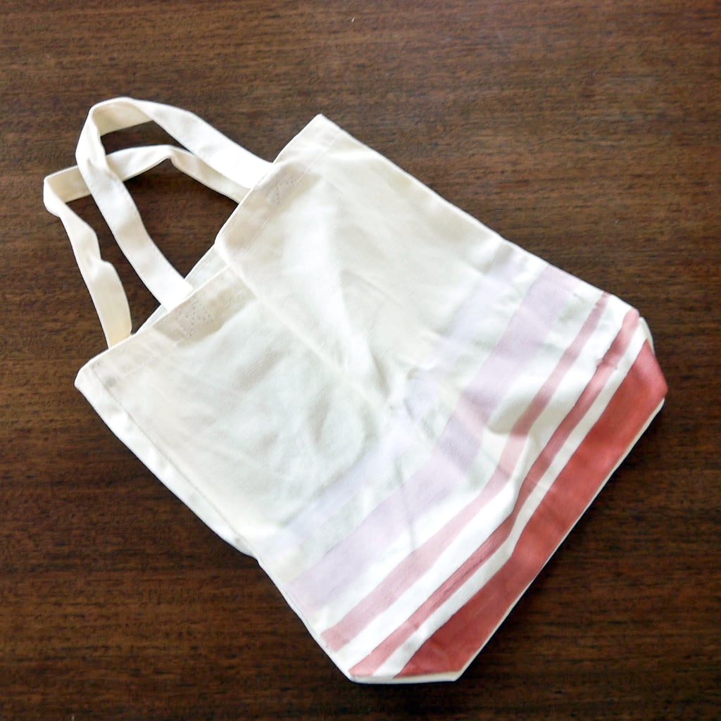 Diy Ombre Painted Canvas Tote Popsugar Smart Living