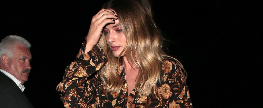 Margot Robbie May Be Wearing Pajamas, but Her Heels Are Not For Sleeping