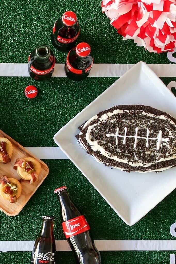 Oreo Football Cake
