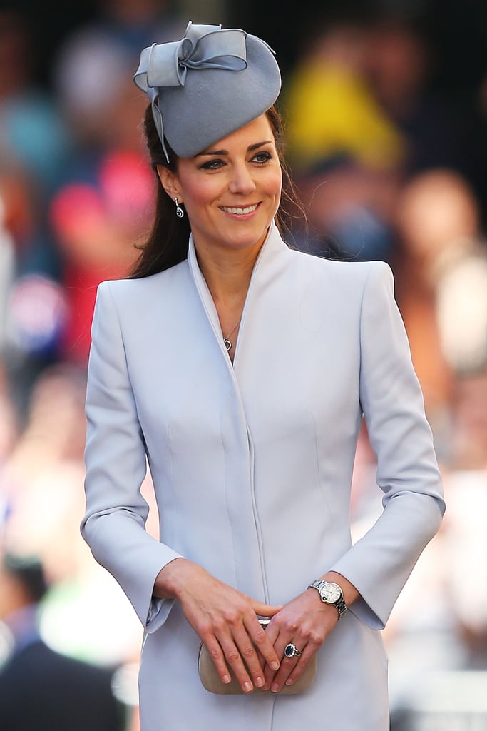The Duchess of Cambridge was the oldest British royal bride ever at just 29 years old.
She's rumored to call Prince William "Big Willie," and he reportedly likes to call her "babykins."
There have been a lot of sporty Kate Middleton moments since she married Prince William, but her athletic side is nothing new. She set high-school records for high jump and long jump.
Supposedly, Kate Middleton's favorite drink is called a "crack baby," so that's what Kathie Lee Gifford drank on TV during the royal wedding in 2011.