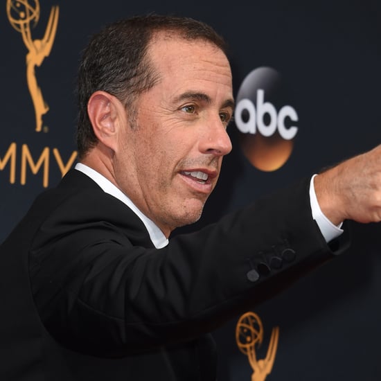 Jerry Seinfeld and Giuliana Rancic at the 2016 Emmys