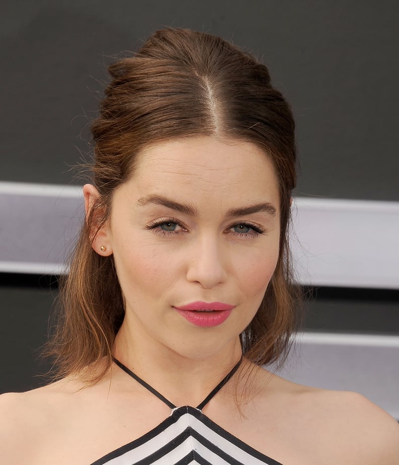 Emilia Clarke Half Updo