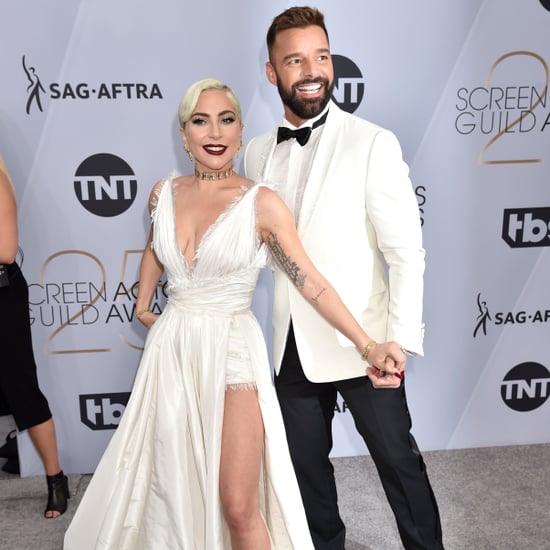 Lady Gaga and Ricky Martin at the 2019 SAG Awards