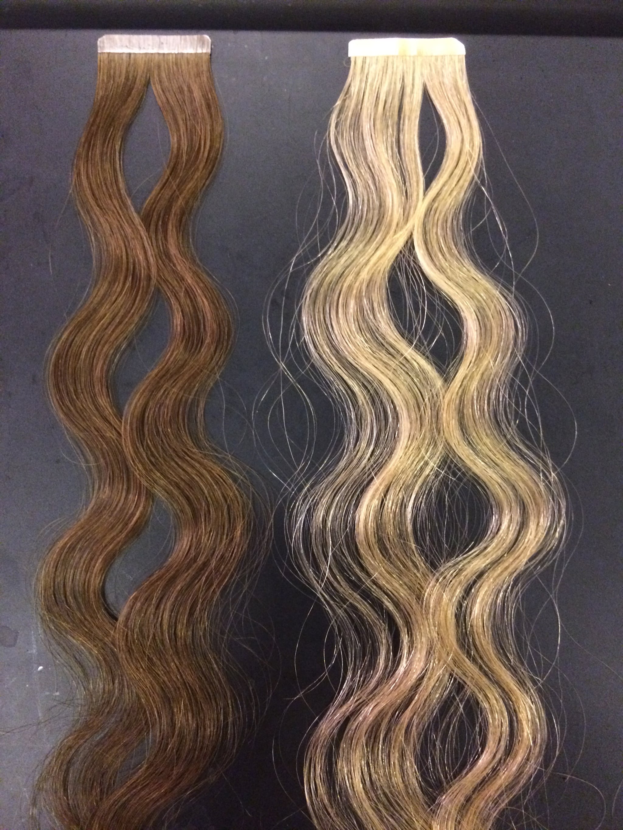human hair extensions too shiny