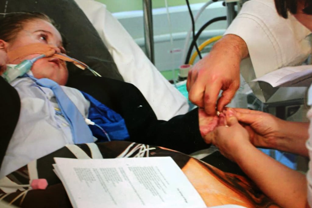 Corey Edwards's Parents Get Married at Bedside