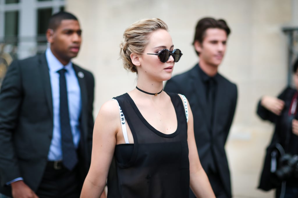 Jennifer Lawrence at Paris Fashion Week September 2016 | POPSUGAR ...
