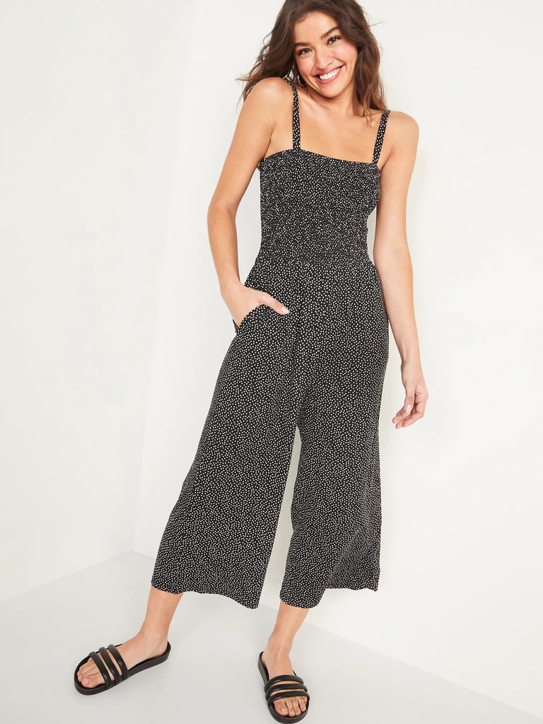 Old Navy Smocked Jersey Cami Jumpsuit