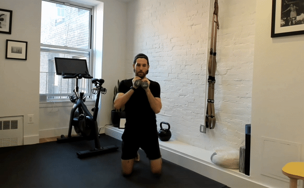 Finisher, Exercise 1: Kneel to Squat Finisher, Exercise 1: Kneel to Squat